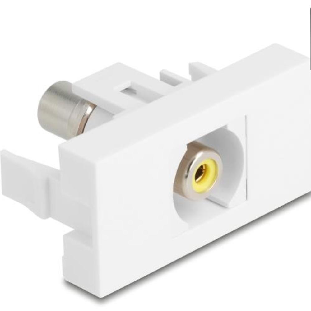 RCA module - Geel - Delock