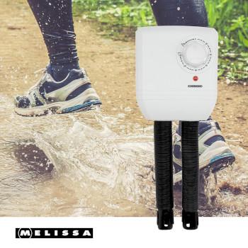 Schoendroger met twee slangen voor één paar schoenen of laarzen 250W Wit - MELISSA