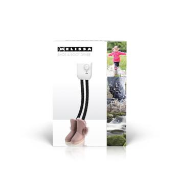 Schoendroger met twee slangen voor één paar schoenen of laarzen 250W Wit - MELISSA