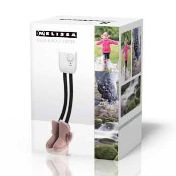 Schoendroger met twee slangen voor één paar schoenen of laarzen 250W Wit - MELISSA
