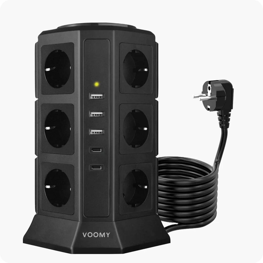 Stekkerdoos USB - 12 poorten - Voomy