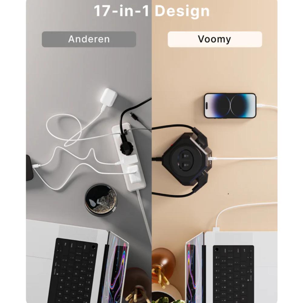 Stekkerdoos USB - 12 poorten - Voomy