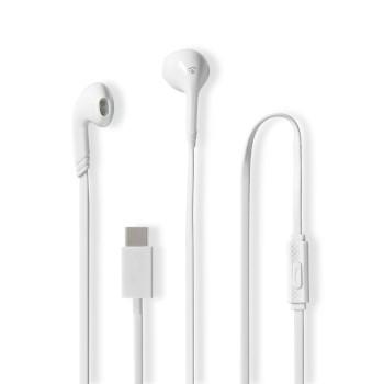 Bedrade Koptelefoon USB-C™ Kabellengte: 1.20 m Ingebouwde - Nedis