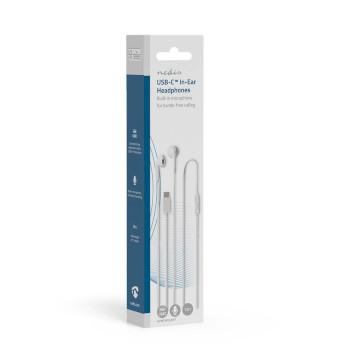 Bedrade Koptelefoon USB-C™ Kabellengte: 1.20 m Ingebouwde - Nedis