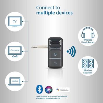 Bluetooth®-Ontvanger Output: USB-C™ Female / 3.5 mm AAC / SBC - Nedis