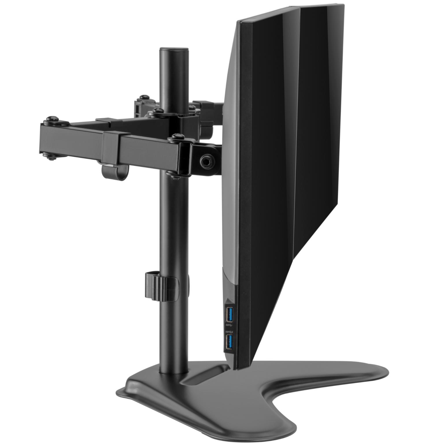 Monitor beugel - 2 schermen - Allteq - Monitorarm