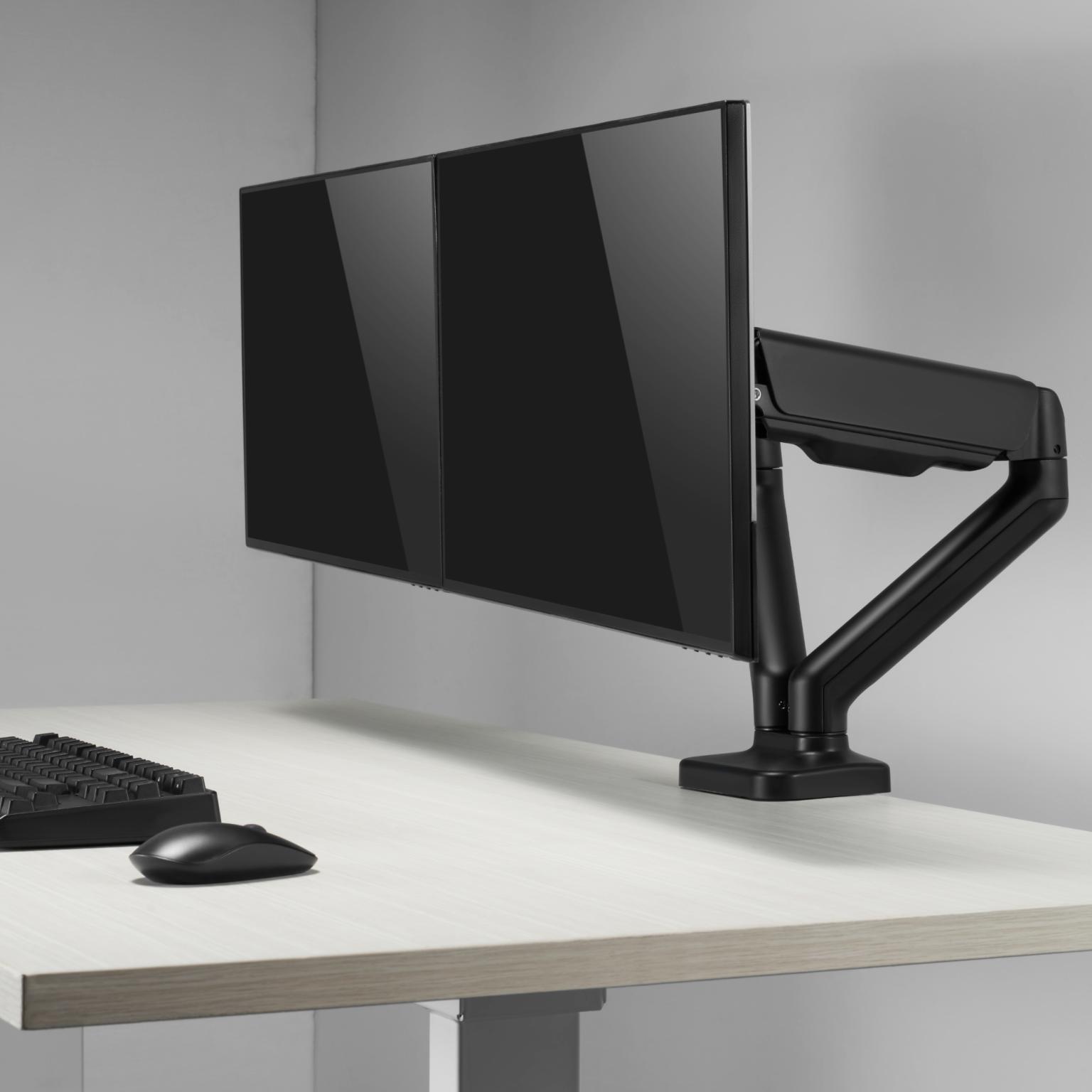 Monitor beugel - 2 schermen - Allteq - Monitorarm