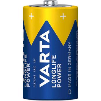 Alkaline Batterij D 1.5 V High Energy 2-Blister - Varta