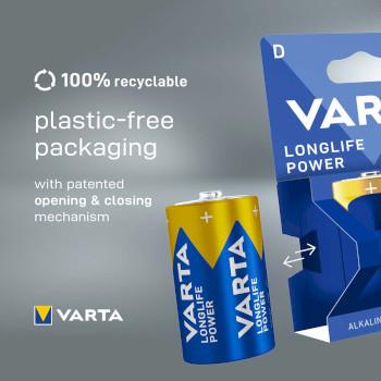 Alkaline Batterij D 1.5 V High Energy 2-Blister - Varta