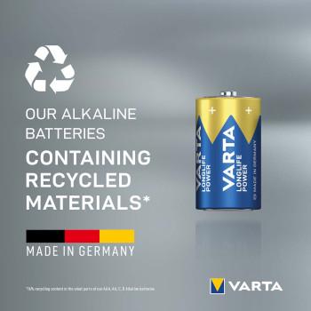 Alkaline Batterij D 1.5 V High Energy 2-Blister - Varta