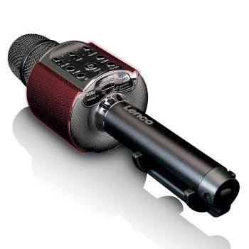Bluetooth® karaokemicrofoon met luidspreker & verlichting Zwart - Lenco