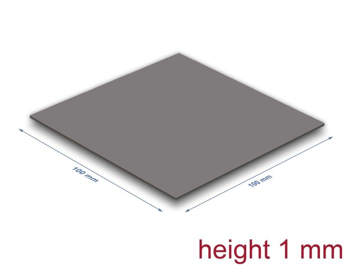 Delock Wärmeleitpad 100 x 100 x 1 mm voor M.2 modules 3,2 W/mK - Low Oil B