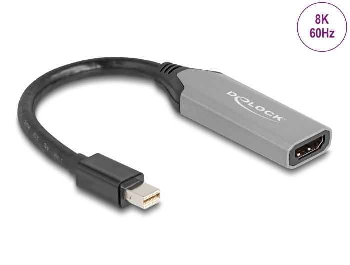 Delock Mini DisplayPort naar HDMI adapter 8K met HDR