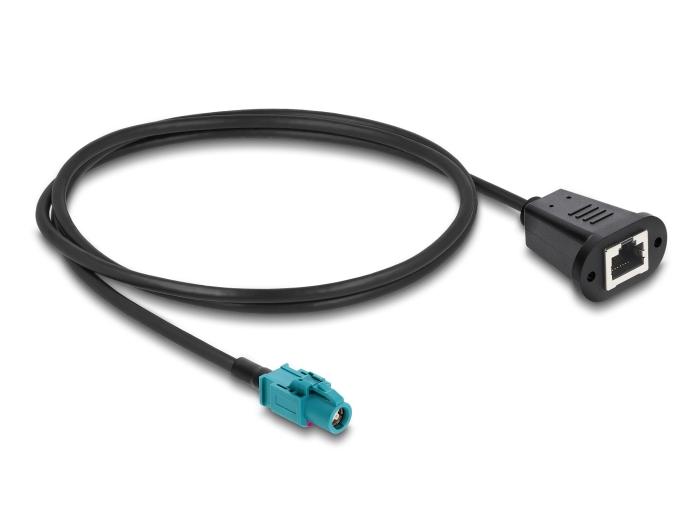Delock Kabel HSD Z-stekker op RJ45-aansluiting 1 m