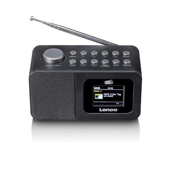 DAB+/FM Radio wekker met kleurendisplay, sleeptimer en dubbele - Lenco