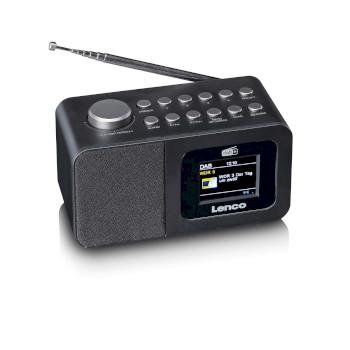 DAB+/FM Radio wekker met kleurendisplay, sleeptimer en dubbele - Lenco