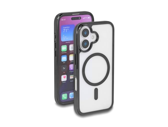 Delock beschermhoes voor iPhone 16 compatibel met MagSafe transparant-zw