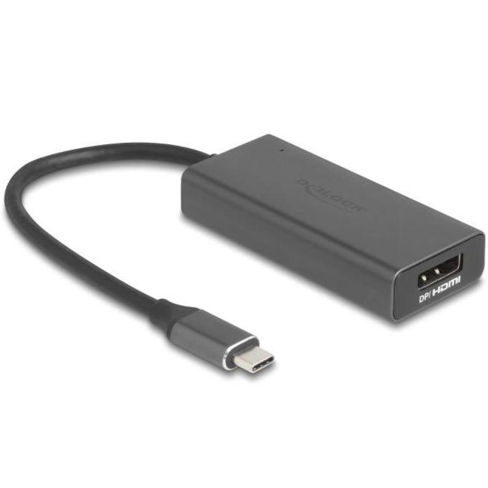 USB C naar HDMI + DisplayPort omvormer - Delock