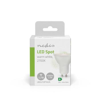 LED-Lamp GU10 Spot 2.5 W 450 lm 2700 K Warm Wit Retrostijl 1 - Nedis
