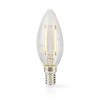 LED-Filamentlamp E14 Kaars 2.2 W 470 lm 2700 K Warm Wit - Nedis