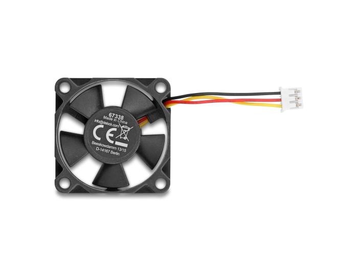 Delock Axiallüfter 12 V DC, 35 x 35 x 10 mm zwart
