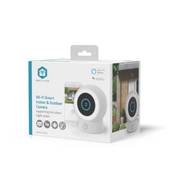 SmartLife Camera voor Buiten Wi-Fi Spotlight 3MP Full HD 1296p - Nedis