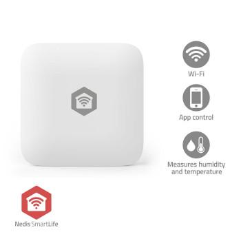 SmartLife Klimaatsensor Zigbee 3.0 Batterij Gevoed Android™ / IOS - Nedis