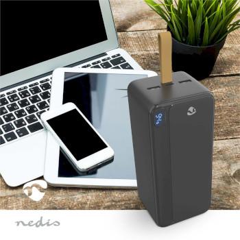 Powerbank 30000 mAh 1.5 / 1.67 / 2.0 / 2.22 / 3.0 A Outputs: 3 - Nedis