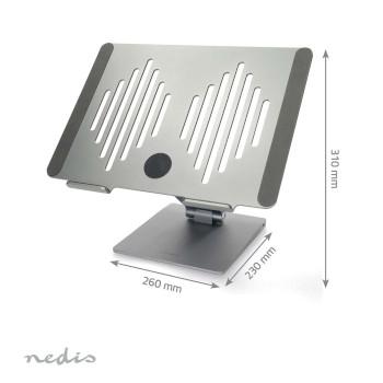 Notebookstandaard USB Gevoed 17  Opvouwbaar - Nedis
