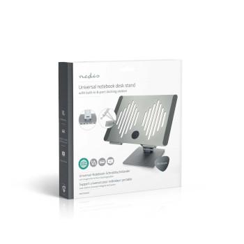 Notebookstandaard USB Gevoed 17  Opvouwbaar - Nedis