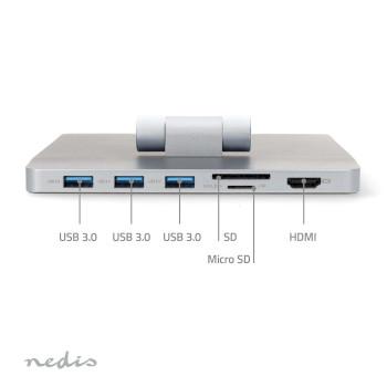 Notebookstandaard USB Gevoed 17  Opvouwbaar - Nedis
