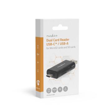 Kaartlezer microSD (TF) / microSDHC (TF) / microSDXC (TF) / SD / SDHC / - Nedis