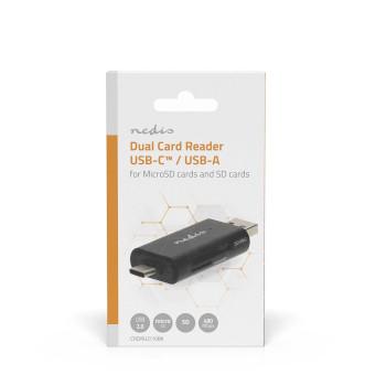 Kaartlezer microSD (TF) / microSDHC (TF) / microSDXC (TF) / SD / SDHC / - Nedis