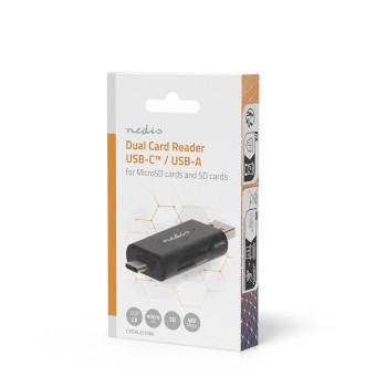 Kaartlezer microSD (TF) / microSDHC (TF) / microSDXC (TF) / SD / SDHC / - Nedis