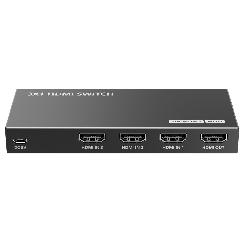 HDMI switch 3 poorts - Allteq