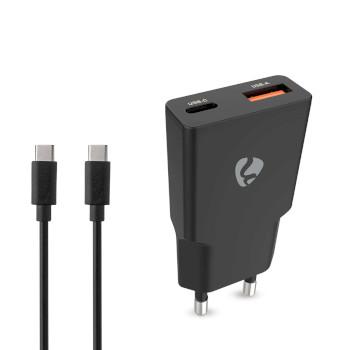 Oplader 20 W GaN PD3.0 Snellaad functie 1.5 / 2.0 / 2.22 / 3.0 A - Nedis