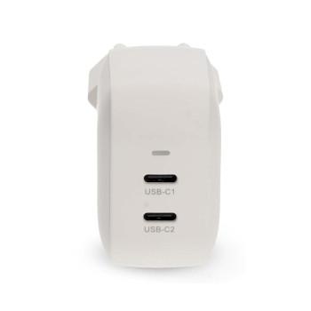 Oplader 45 W GaN PD3.0 Snellaad functie 2.25 / 3.0 A Outputs: - Nedis