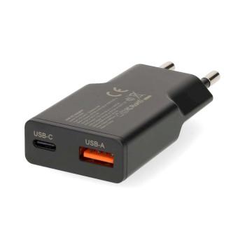 Oplader 20 W GaN PD3.0 Snellaad functie 1.5 / 2.0 / 2.22 / 3.0 A - Nedis