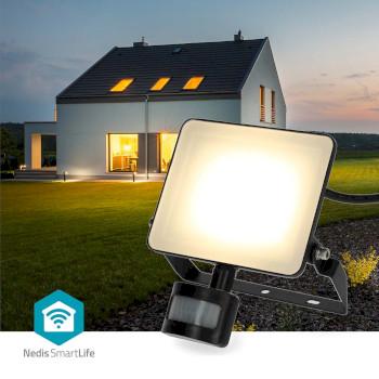 Smartlife Buitenlamp Bewegingssensor 1620 lm Wi-Fi 20 W Warm tot - Nedis