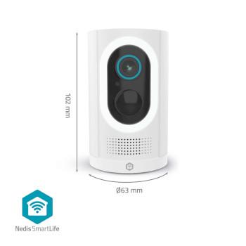 SmartLife Camera voor Buiten Wi-Fi Spotlight 3MP Full HD 1296p - Nedis