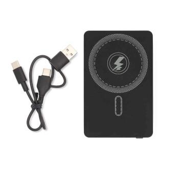 Powerbank 5000 mAh Draadloos opladen 1.67 / 2.22 / 3.0 A Outputs: - Nedis