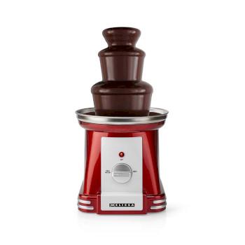 Chocoladefontein 90 B 32 cm 3 Metalen niveaus Rood / Wit - MELISSA