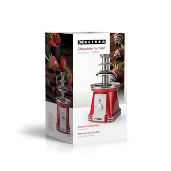 Chocoladefontein 90 B 32 cm 3 Metalen niveaus Rood / Wit - MELISSA
