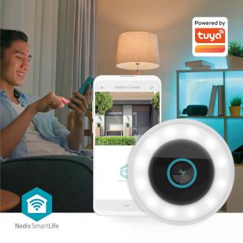 SmartLife Camera voor Buiten Wi-Fi Spotlight 3MP Full HD 1296p - Nedis
