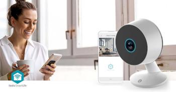 SmartLife Camera voor Binnen Wi-Fi 3MP Full HD 1296p Cloud Opslag - Nedis