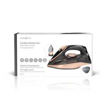 Stoomstrijkijzer 2200 W 20 g/m Stoomstoot Roestvrij Staal 260 l - Nedis