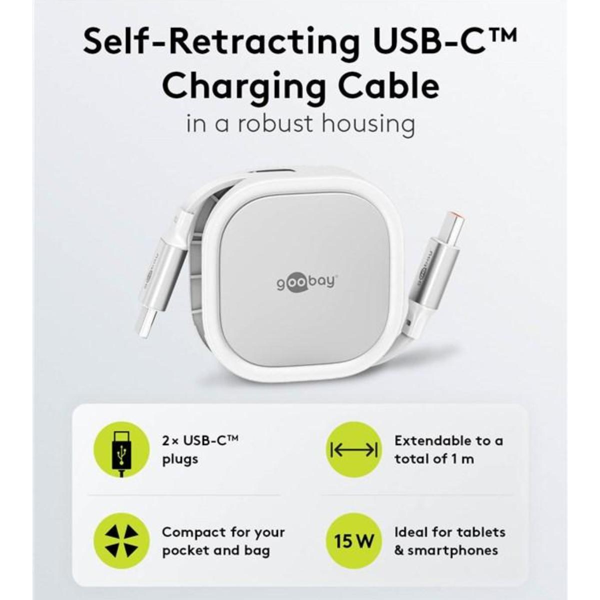 USB C naar USB C kabel - Goobay