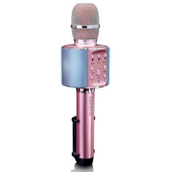 Bluetooth® karaokemicrofoon met luidspreker & verlichting Roze - Lenco