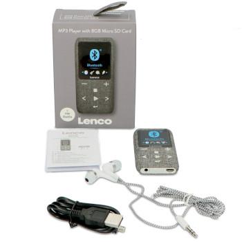 MP3/MP4-speler met Bluetooth® 8 GB Micro SD-kaart Grijs - Lenco