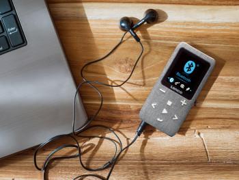 MP3/MP4-speler met Bluetooth® 8 GB Micro SD-kaart Grijs - Lenco